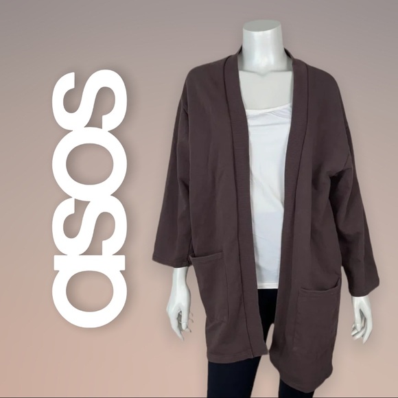 ASOS Sweaters - ASOS | Cotton Open Front Cardigan Sweater